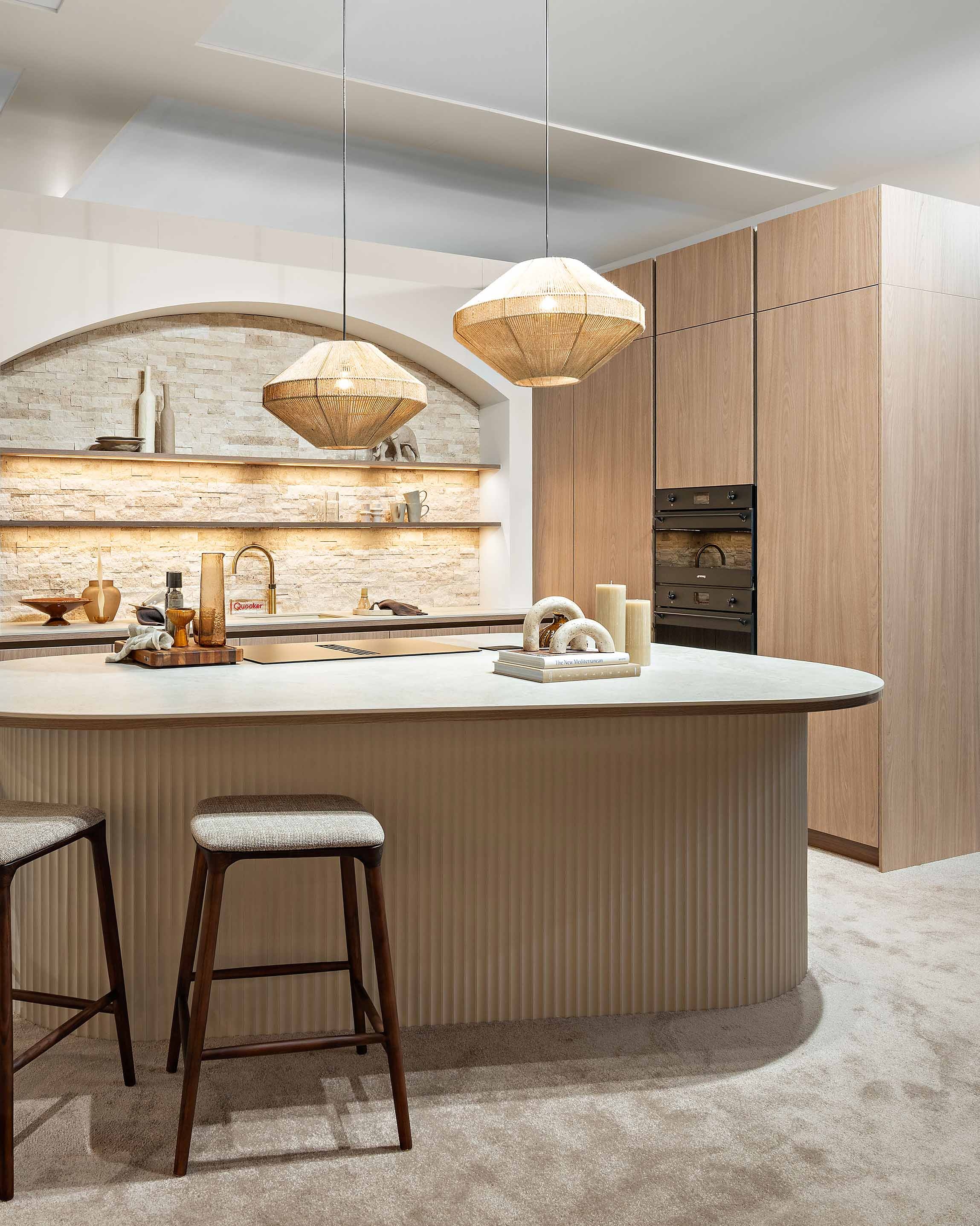 Detailbeeld scandinavische keuken